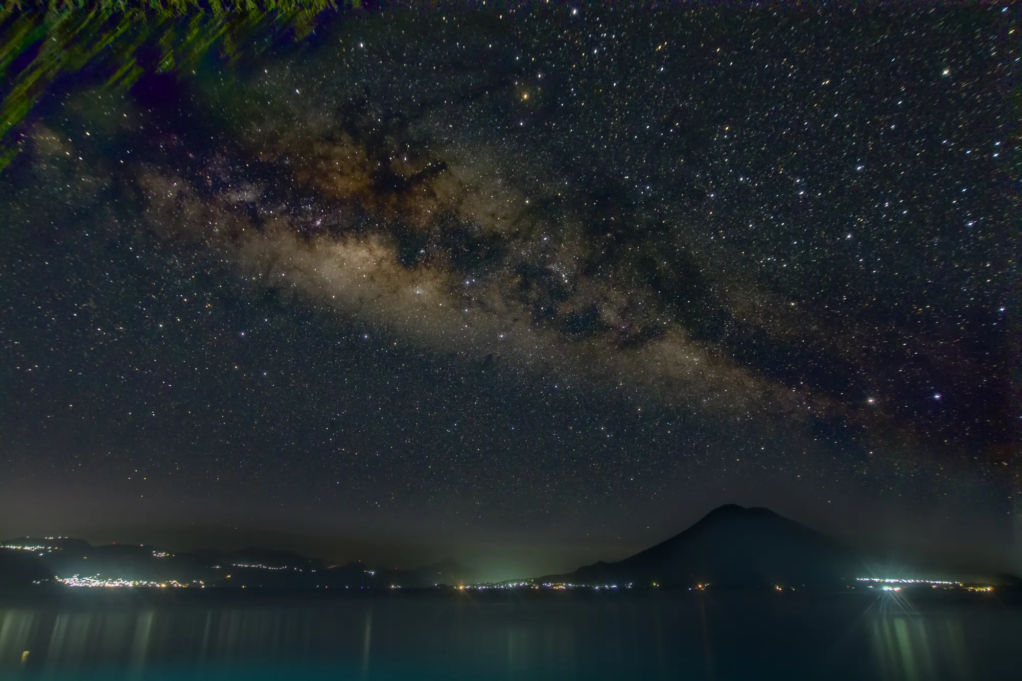 Via Lactea sobre el Lago de Atitlán